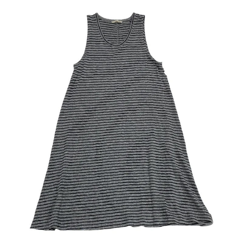 Versatile fashion for every type of woman Black & Grey Dress Casual Midi Madewell, Size S Versatile fashion for every type of woman Black & Grey Dress Casual Midi Madewell, Size S