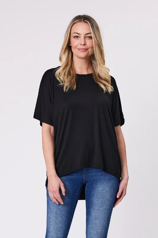 Look and feel your best in our women’s wear   Shine On Essentials Comfort Tee Black