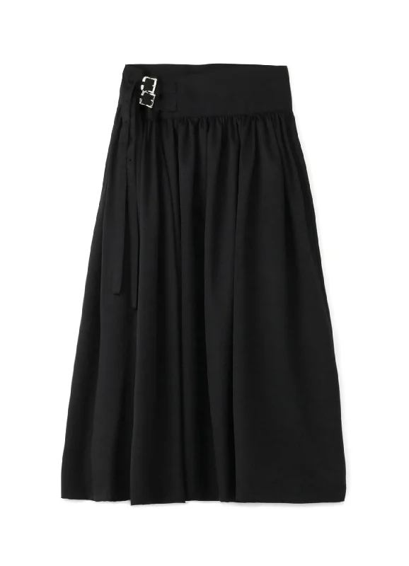Summer-ready fashion for stylish women   Standard W/Gabardine Long Gathered Skirt