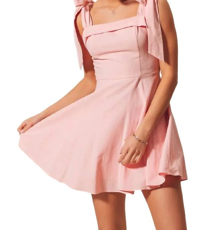 Bold, confident, and stylish women’s clothing   Date Night Dress In Blush Pink