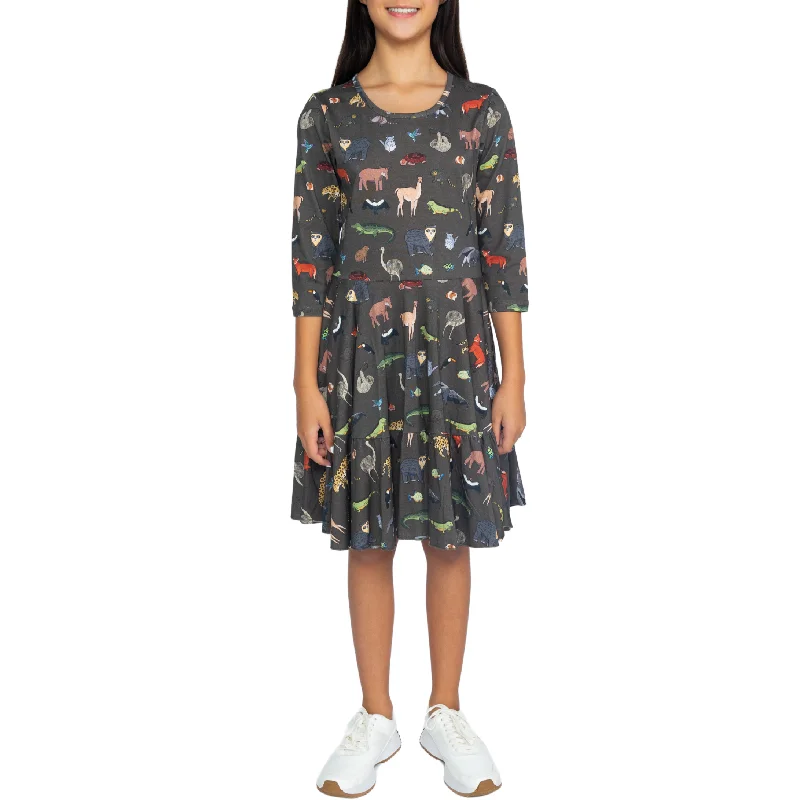 Trendy women’s clothing with a modern twist   Safari Kids Twirl Dress with Frill
