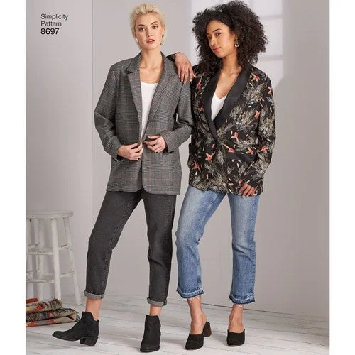 A perfect wardrobe for fashionable women   Simplicity Blazer S8697