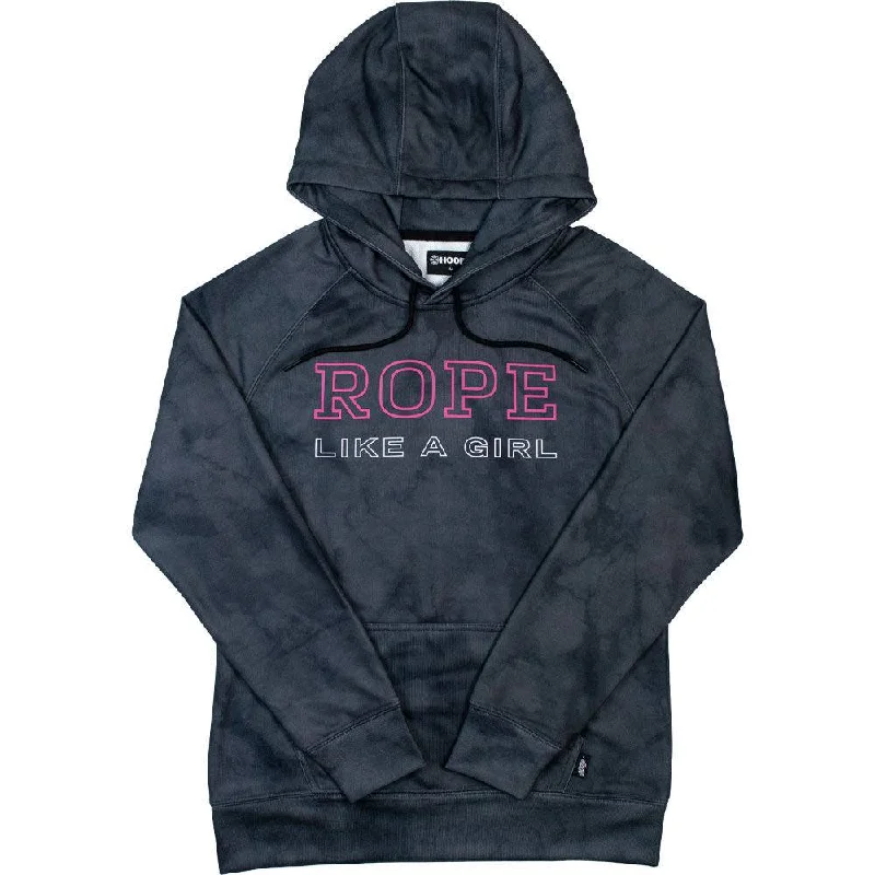 Create a timeless wardrobe with fashionable pieces "Rope Like A Girl" Black Marble Hoody Create a timeless wardrobe with fashionable pieces "Rope Like A Girl" Black Marble Hoody